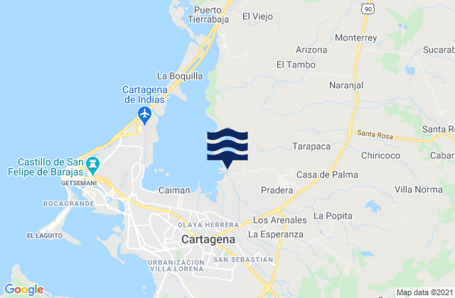 Turbaco, Colombia潮水