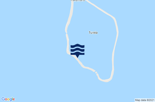 Tureia, French Polynesia潮水