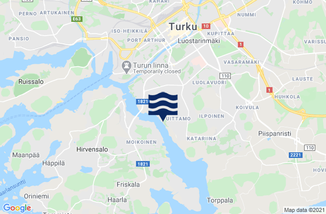 Turku, Finland潮水
