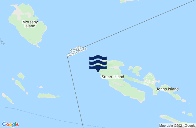 Turn Point Stuart Island, United States潮水