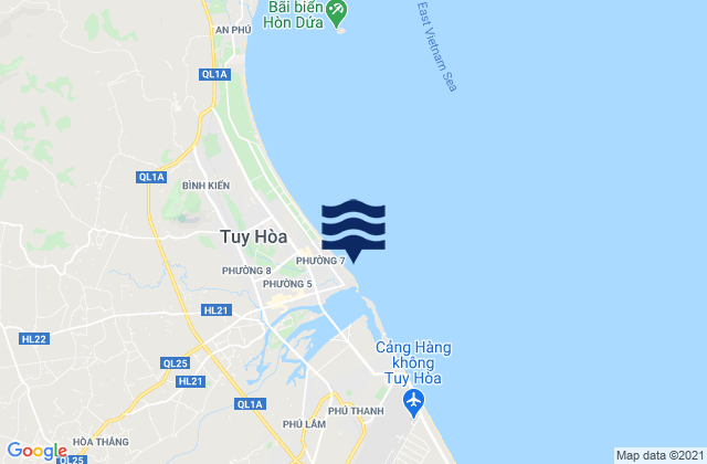Tuy Hòa, Vietnam潮水