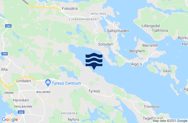 Tyresö Kommun, Sweden潮水