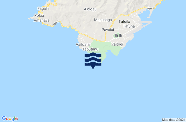 Tūalātai County, American Samoa潮水