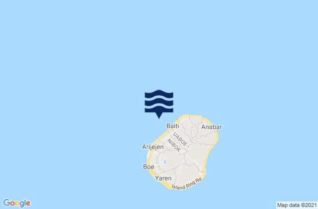 Uaboe District, Nauru潮水