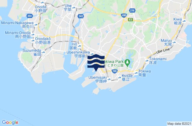 Ube, Japan潮水