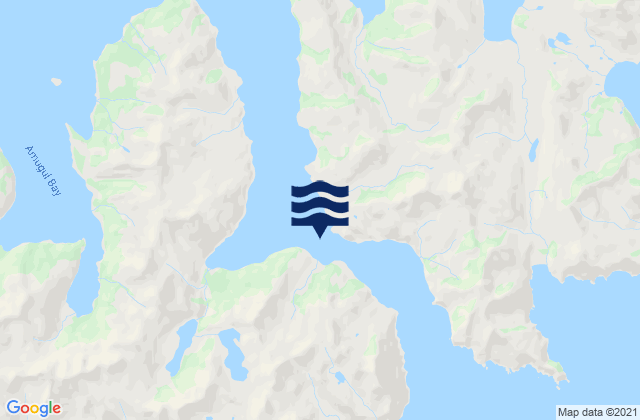 Udagak Strait, United States潮水