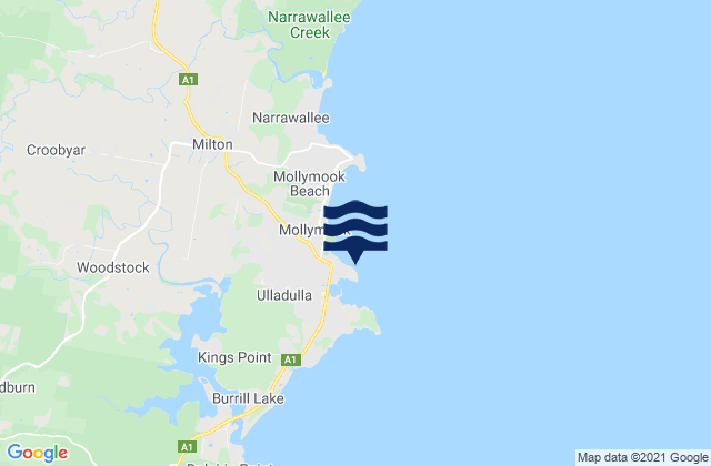 Ulladulla Harbour, Australia潮水