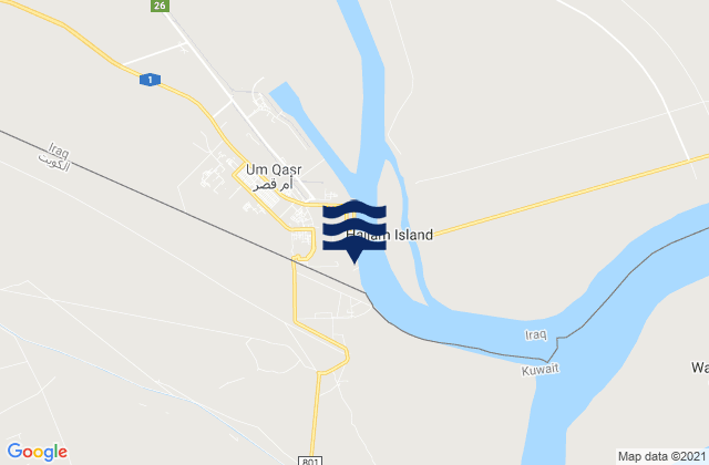 Um Qasr, Iraq潮水