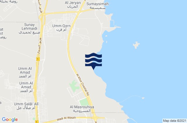 Umm Şalāl ‘Alī, Qatar潮水
