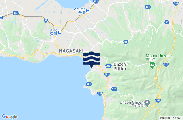 Unzen-shi, Japan潮水