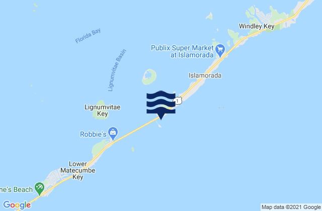 Upper Matecumbe Key (West End Hawk Channel), United States潮水