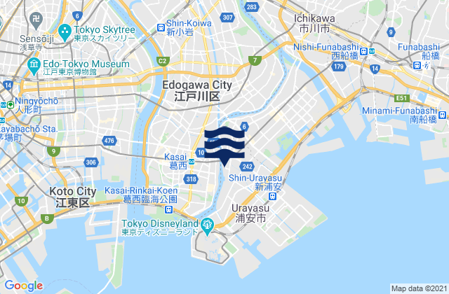 Urayasu, Japan潮水