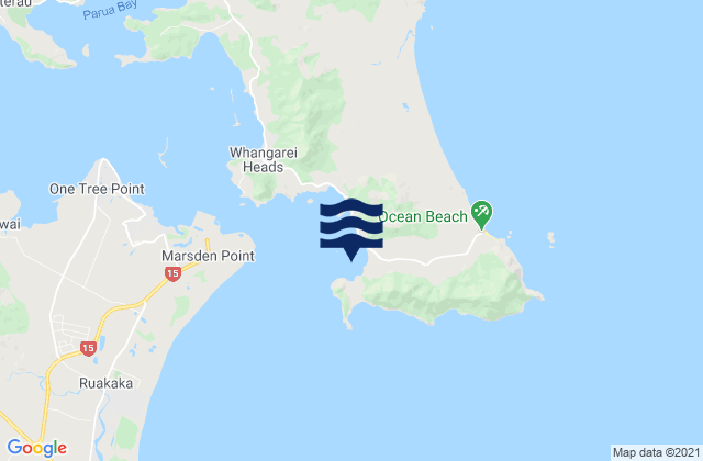 Urquharts Bay, New Zealand潮水