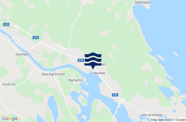 Ursviken, Sweden潮水
