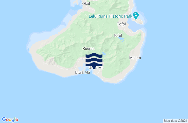 Utwe, Micronesia潮水