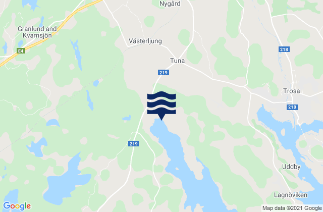 Vagnhärad, Sweden潮水