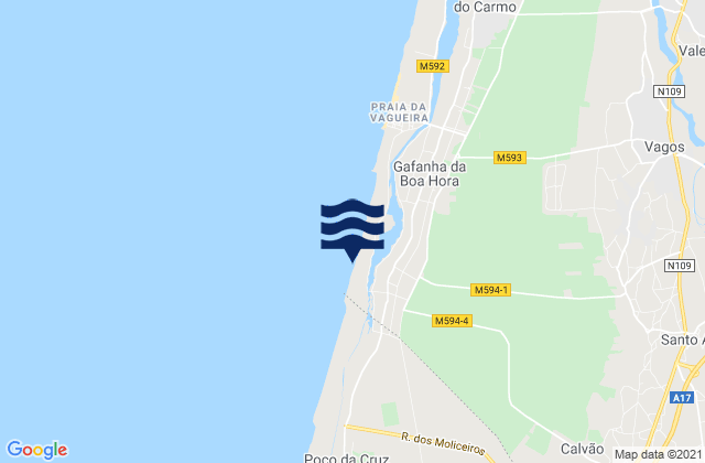 Vagos, Portugal潮水