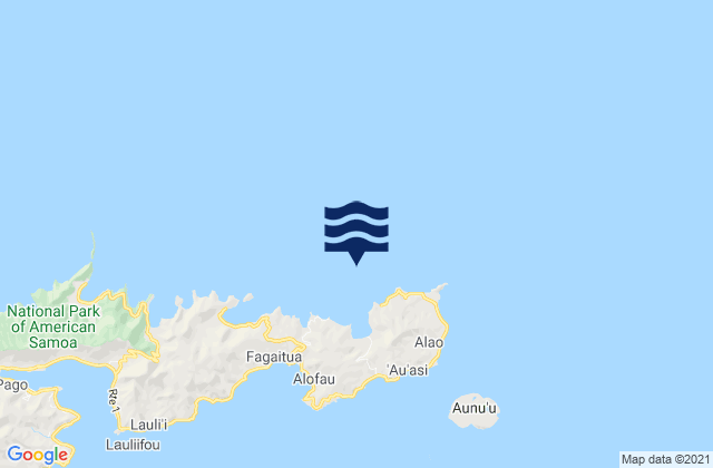 Vaifanua County, American Samoa潮水