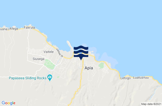 Vailima, Samoa潮水