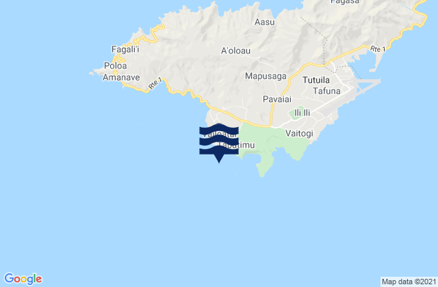 Vailoatai, American Samoa潮水