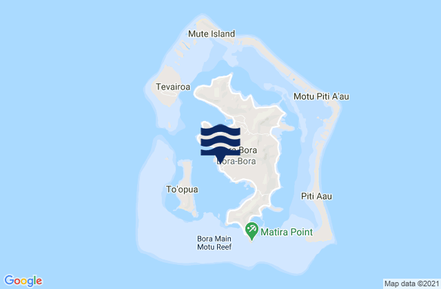 Vaitape, French Polynesia潮水