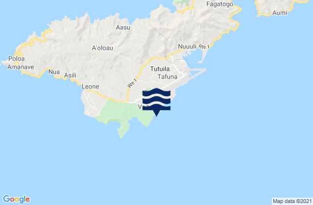 Vaitogi, American Samoa潮水