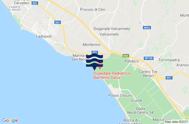 Valcanneto, Italy潮水