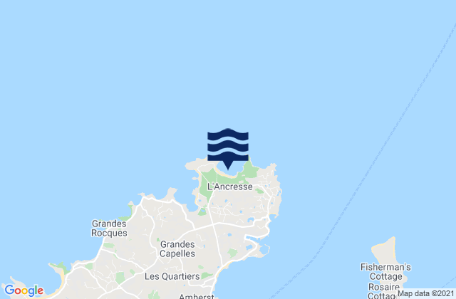Vale, Guernsey潮水