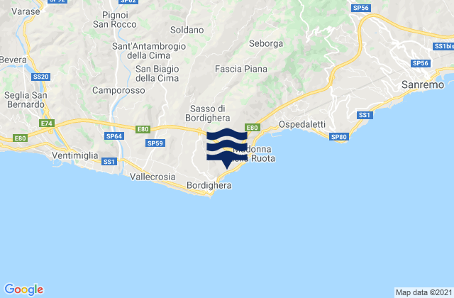 Vallebona, Italy潮水