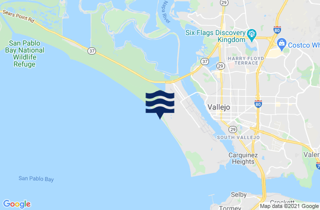 Vallejo (Mare Island Strait), United States潮水