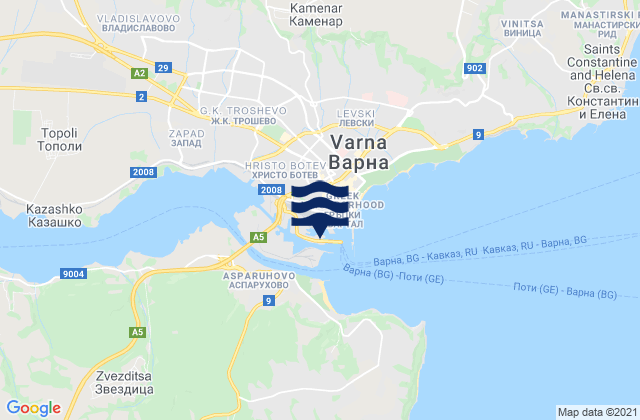 Varna, Bulgaria潮水