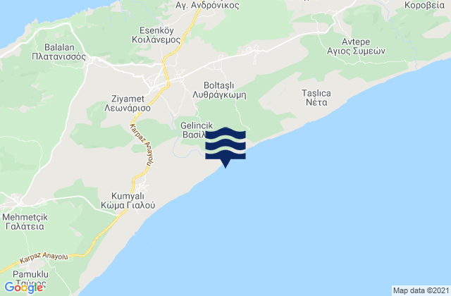 Vasíli, Cyprus潮水