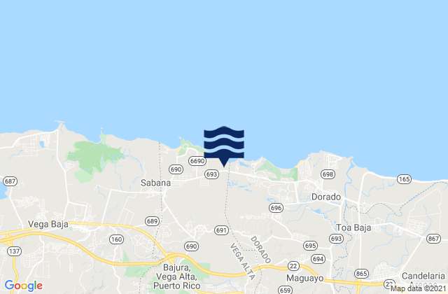 Vega Alta, Puerto Rico潮水