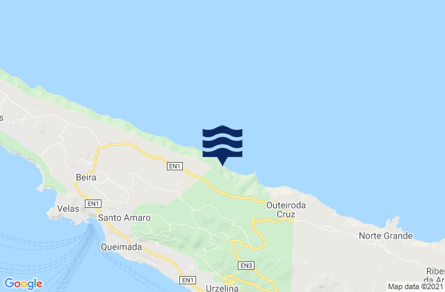 Velas, Portugal潮水