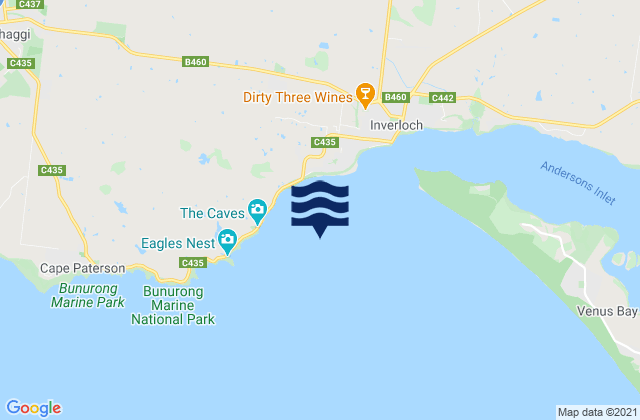 Venus Bay, Australia潮水