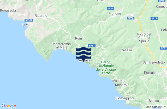 Vernazza, Italy潮水