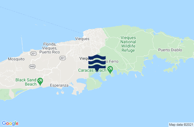 Vieques Municipality, Puerto Rico潮水
