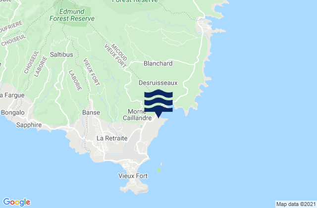 Vieux-Fort, Saint Lucia潮水