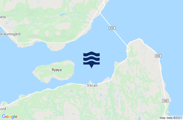Vikran, Norway潮水