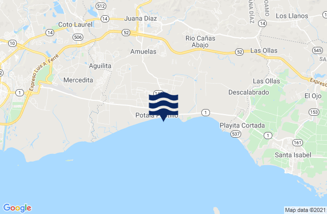 Villalba, Puerto Rico潮水