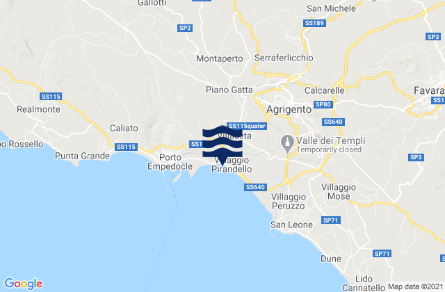 Villaseta, Italy潮水
