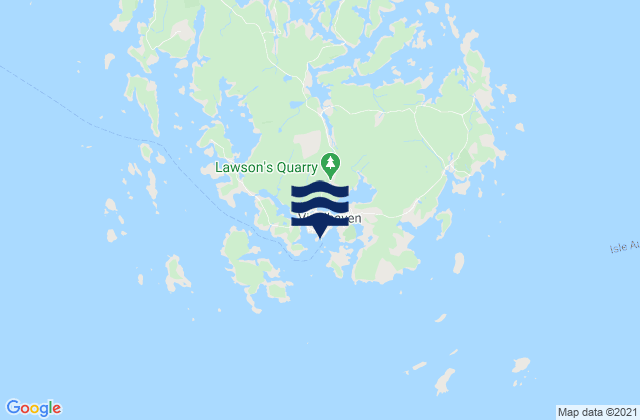Vinalhaven (Vinalhaven Island), United States潮水
