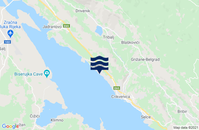 Vinodolska općina, Croatia潮水