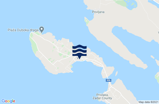 Vir, Croatia潮水