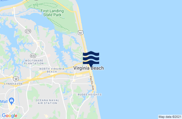 Virginia Beach, United States潮水