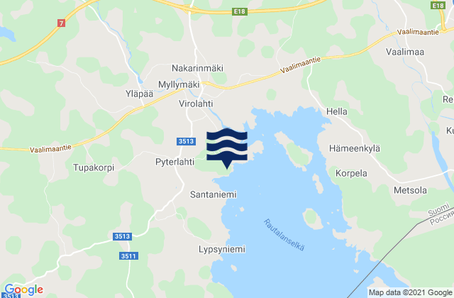 Virojoki, Finland潮水