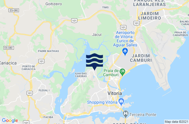 Vitória, Brazil潮水