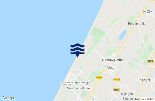 Voorhout, Netherlands潮水
