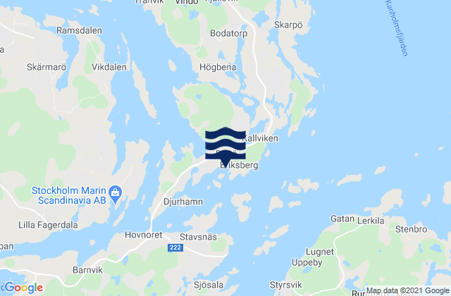 Värmdö Kommun, Sweden潮水