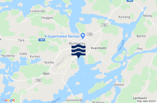 Väståboland, Finland潮水